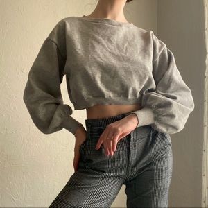Cropped crew neck sweater from @forever21
